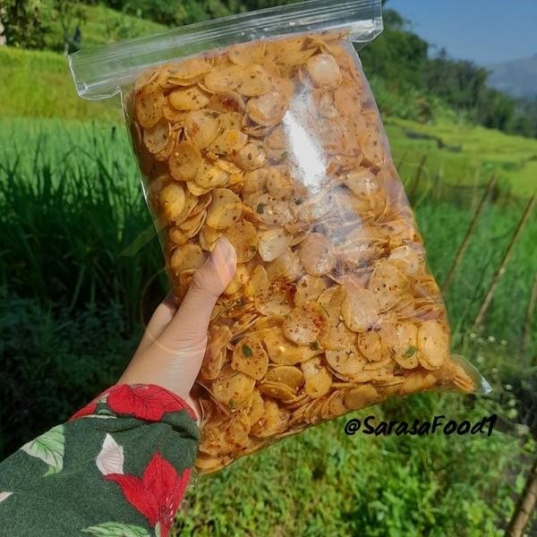 

New KERIPIK MORING PEDAS DAUN JERUK