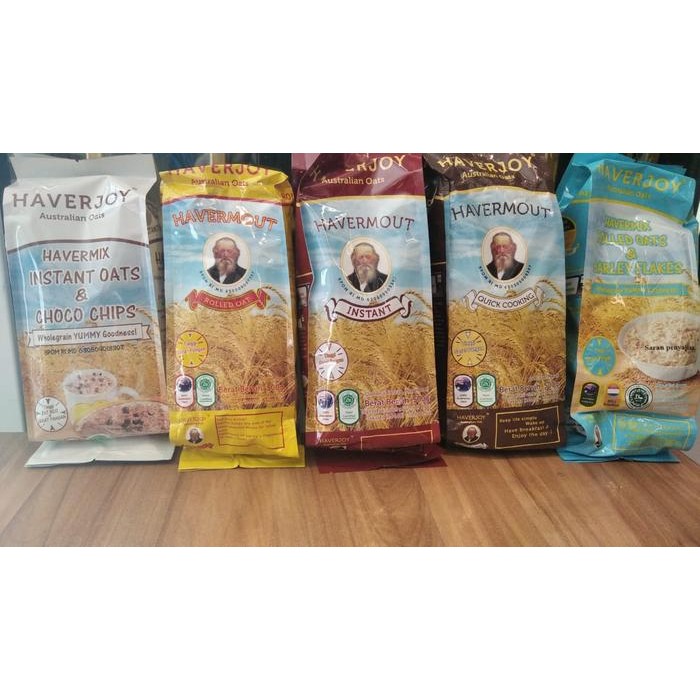 

Haverjoy Rolled Instan Oat 1000 gram Havermix Havermut