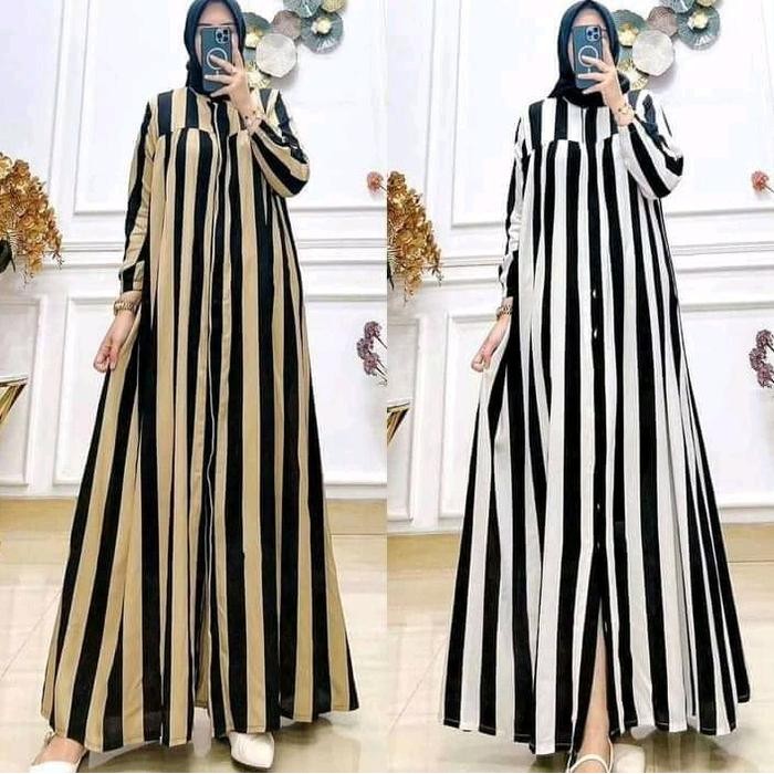 Gamis Salur rayon Premium Jumbo busui Gamis Salur jumbo rayon premium Gamis Atiya kombinasi Salur