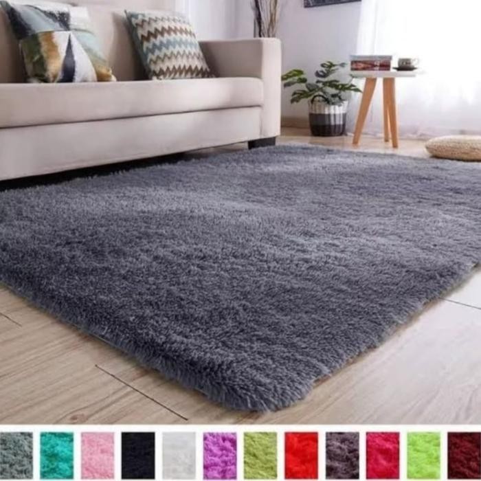 Karpet Kasur Bulu Rasfur Ukuran 160 X 100 Cm Ada Resleting Grab/Gosend