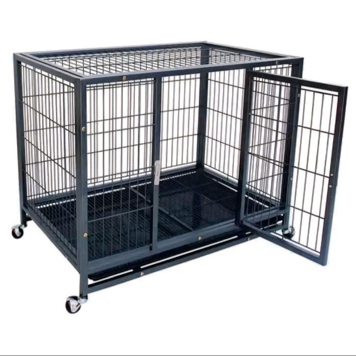 KANDANG ANJING BESAR XXXL JUMBO 125 X 100 X 100 CM BESI HOLLOW TEBAL