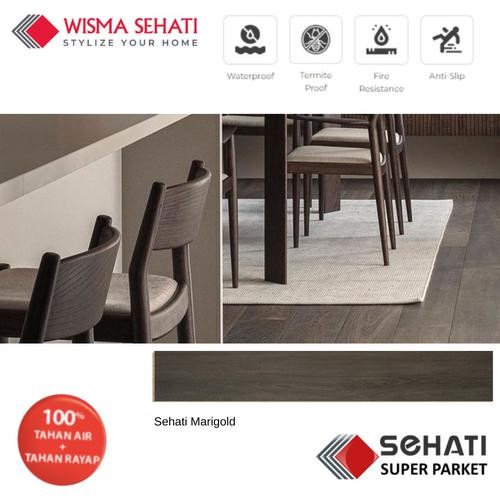 Sehati Super Parket Premium Flooring Lantai Kayu Marigold Oak SPC 892B