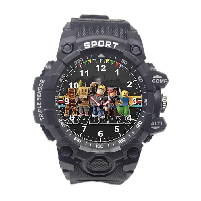 Jam Tangan Anak Cowok Sport Roblox Keren Anti Air Terbaru Pasti Ori
