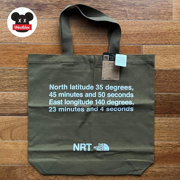 The North Face Japan x Narita Tokyo Japan Latitude Longitude Tote Bag Limited