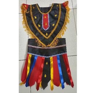 Kostum / Baju Tarian Topeng Ireng / Kesenian Tari Dayakan / Saleho Anak Anak Pasti Ori