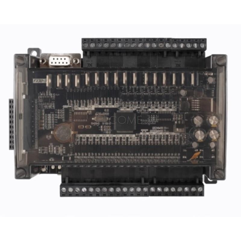 ⚠️ STOK TERBATAS  FX1N FX2N FX3U 32MT 6AD 2DA PLC 8x100KHz Pulse RS232 RS485 Modbus RTU 24VDC for Mi