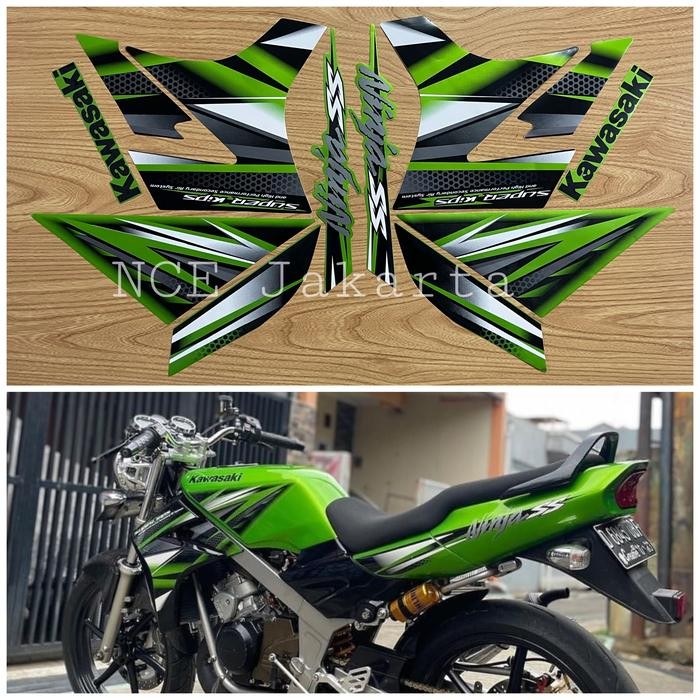 Stiker Striping Ninja Ss 2013 Hijau