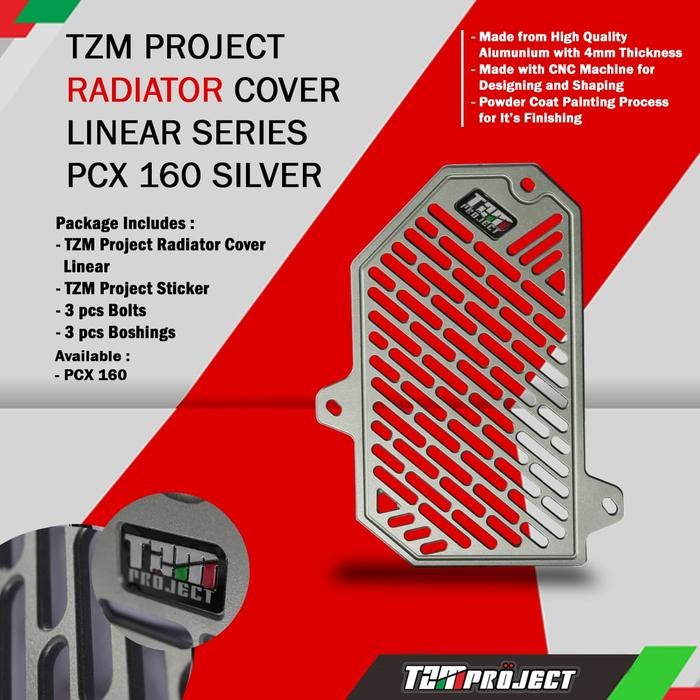Cover Radiator Linear For Honda Pcx 160 By Tzm Project