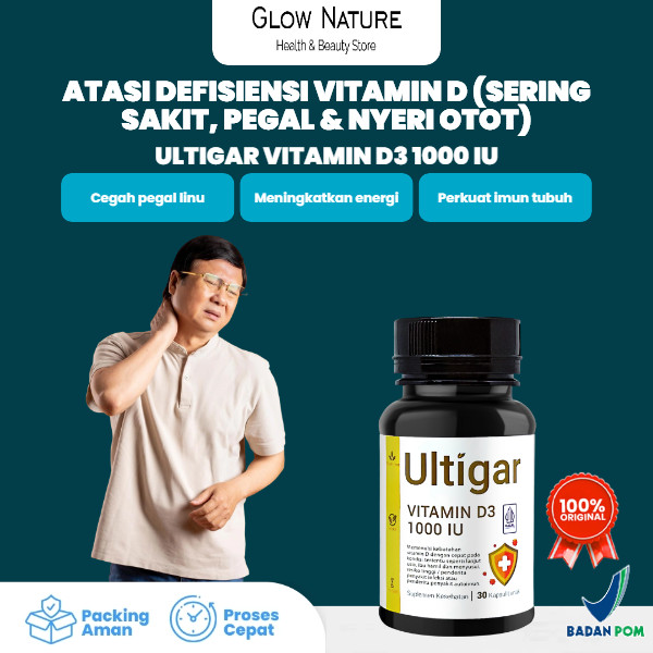 Mengatasi Defisiensi Vitamin D3 Yang Meiliki Gejala Sering Pegal, Tulang Linu, Mudah Sakit, Kurang E
