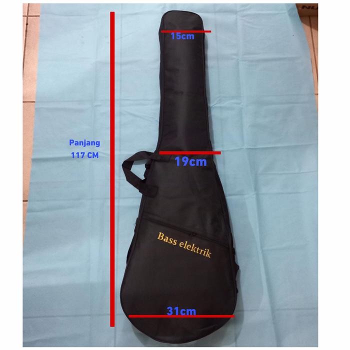 Tas Gitar Elektrik Bass Softcase Gitar Bass Pasti Ori