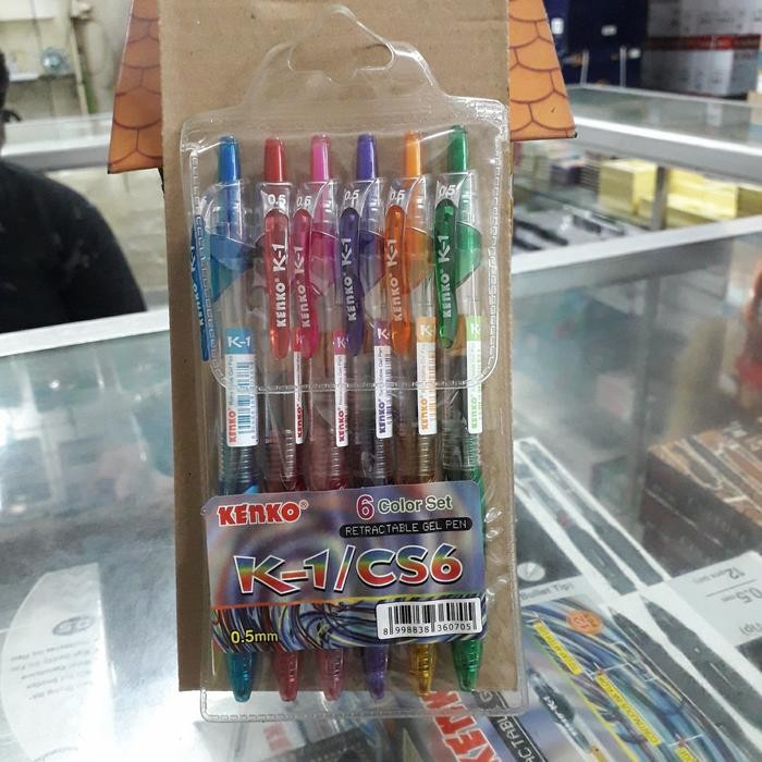 

Pen Bolpoin kenko K-1/CS6 6 colour set 0.5 mm