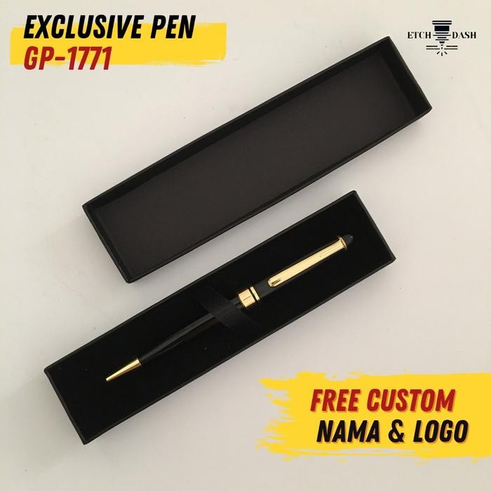 

Giftbox Pulpen Stylus Free Custom Nama Dan Logo Pulpen Hadiah Souvenir Pulpen - Exclusive Pen