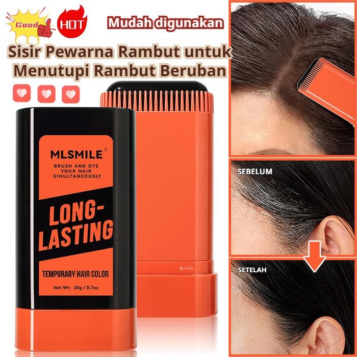 Obral Stik Pewarna Rambut Hitam Dan Coklat/Sisir Pewarna Rambut/Pewarna Rambut Penutup Rambut