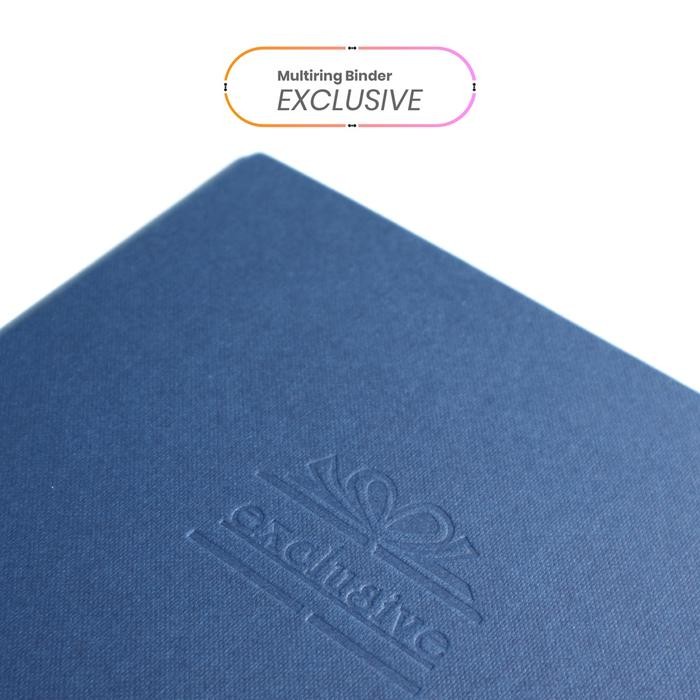 

Bantex Exclusive Multiring Binder A5 - 20 Ring O - 25mm Blue #1325 01