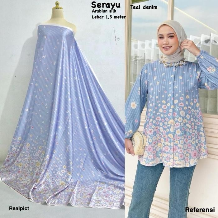 

KAIN SUTERA PREMIUM AZURA SERAYU