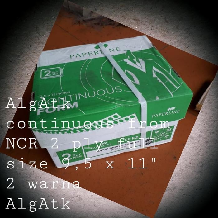 

SINAR DUNIA. KERTAS CONTINUOUS FORM NCR 2 PLY. 2 RANGKAP.