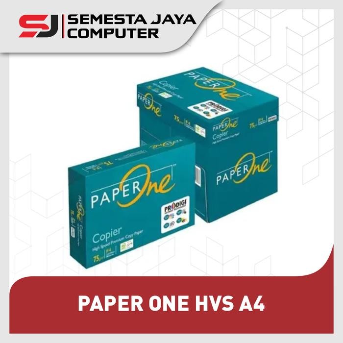 

KERTAS A4 HVS 75GR PAPER ONE