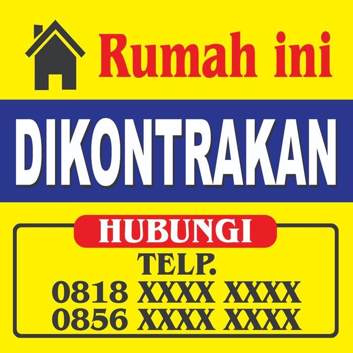 

Spanduk Dijual disewakan