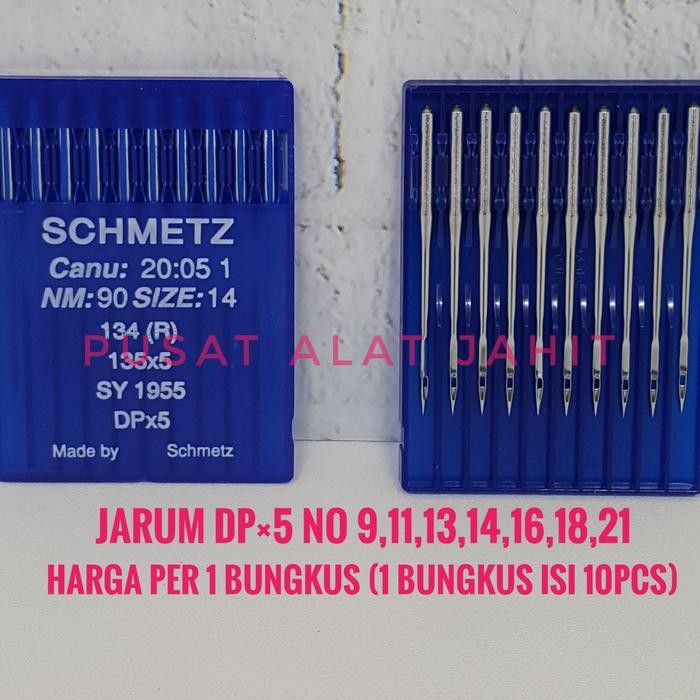 

JARUM MESIN JAHIT SCHMETZ NEEDLES DPX5 ASLI JARUM MESIN LUBANG KANCING