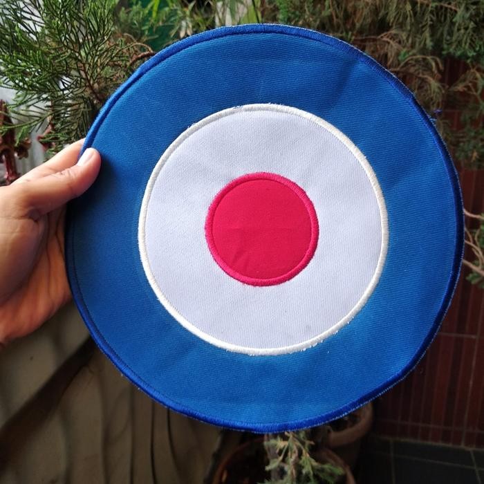 

Bordiran Back Patch Besar Vespa UK 23x23