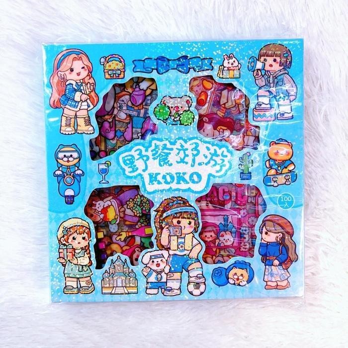 

Sticker Masu 100 pcs Stiker