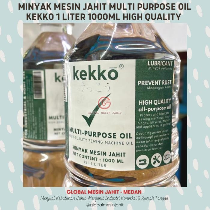 

Minyak Pelumas Oli Mesin Jahit KEKKO 1 Liter Multi Purpose Oil