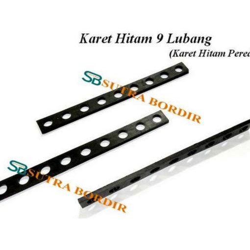 

Karet Hitam 9 Lubang PER BUNGKUS isi 20 pcs karet 9 lobang Bordir komputer Karet Peredam tiang