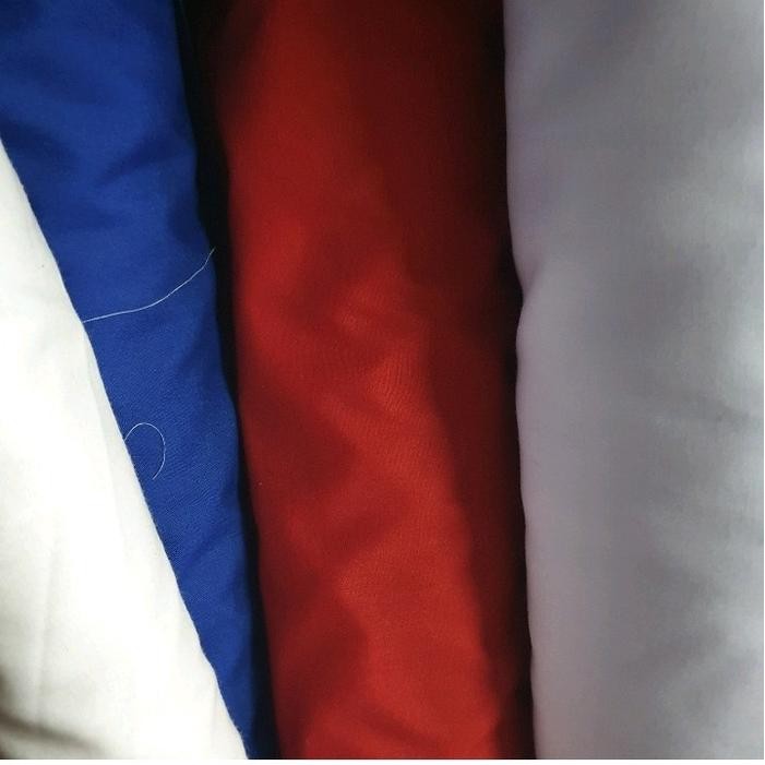 KAIN TETORON KATUN BANYAK WARNA (JUAL METERAN DAN SETENGAH METER)