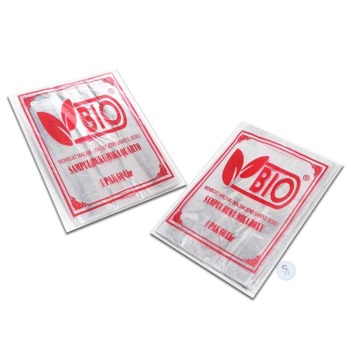 

BIO - Sampul Buku Plastik Mika Transparan Quarto-Boxy - Pack