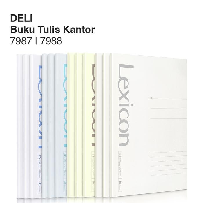 

Deli Buku Tulis kantor 38 lembar/58 lembar Ukuran B5 7987 7988