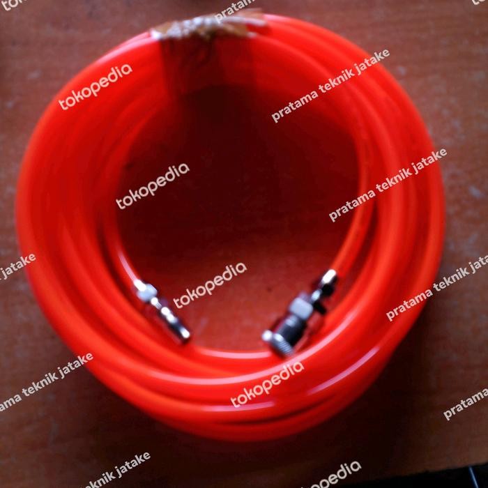 siap kirim selang angin kompresor pneumatic 15 meter hose udara flexible