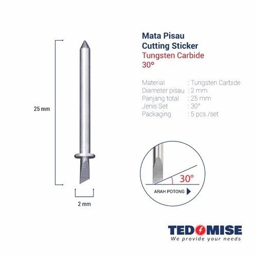 

MATA PISAU CUTTING STICKER & PAPER TUNGSTEN CARBIDE TOOL KODE 262