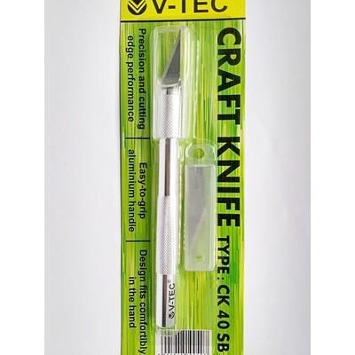 

V-TEC CRAFT KNIFE TYPE CK 40 SB / PISAU KRIYA / CUTTER / SILET KODE 522