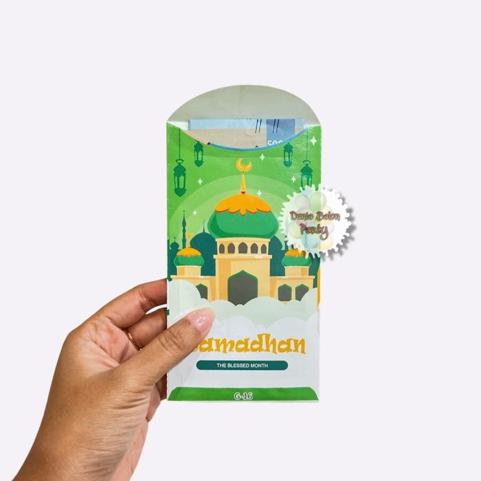 

[50LEMBAR] AMPLOP LEBARAN IDUL FITRI / ANGPAO LEBARAN BOX MIKA SIZE L KODE 1412