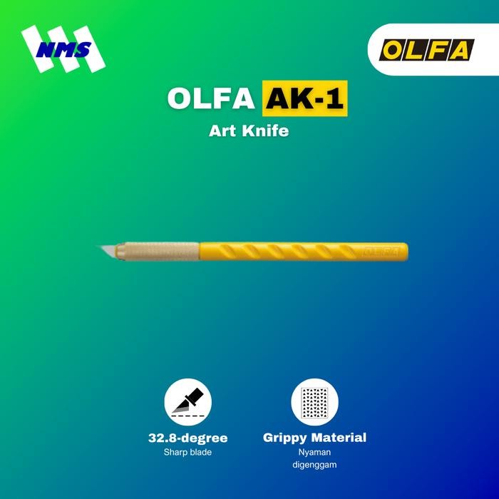 

PISAU UKIR OLFA AK-1 ART KNIFE CUTTER KATER POLA KERTAS KODE 59