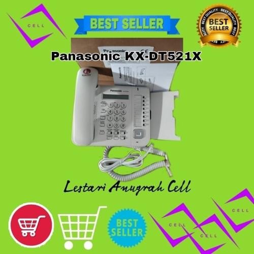 Panasonic KX-DT521 - Telephone Single Line - Bergaransi