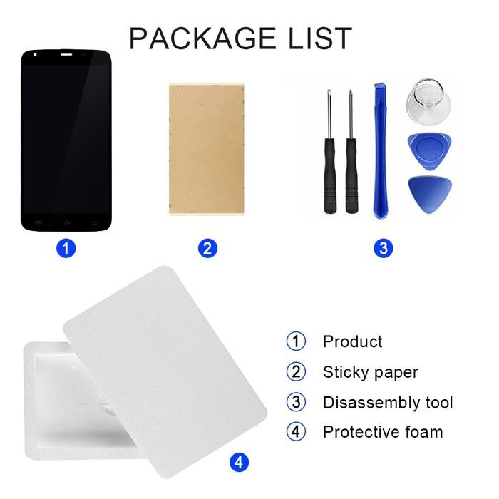 For OUKITEL C17 Pro Display LCD + Touch Screen Assembly 100% Tested Well lcd For OUKITEL C17Pro LCD 