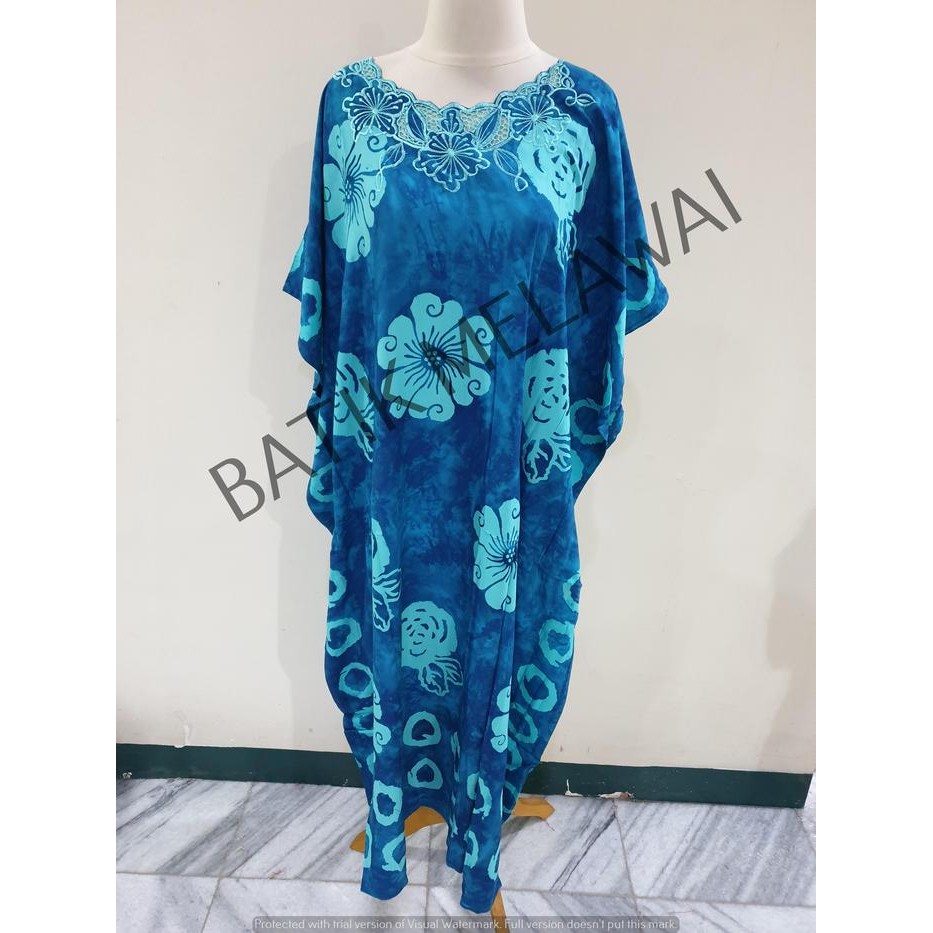 Daster batik PREMIUM SUNAN Rayon Adem Kalong Midi Kapstan Bordir *