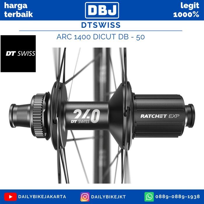 Terbaru WHEELSET DT SWISS ARC 1400 DICUT DISCBRAKE DT 240 ORIGINAL DTSWISS
