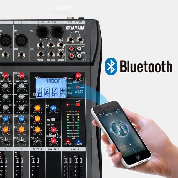 Audio Mixer 12 Saluranyamaha Ct120S Bluetooth,Usb,Record Pasti Diskon