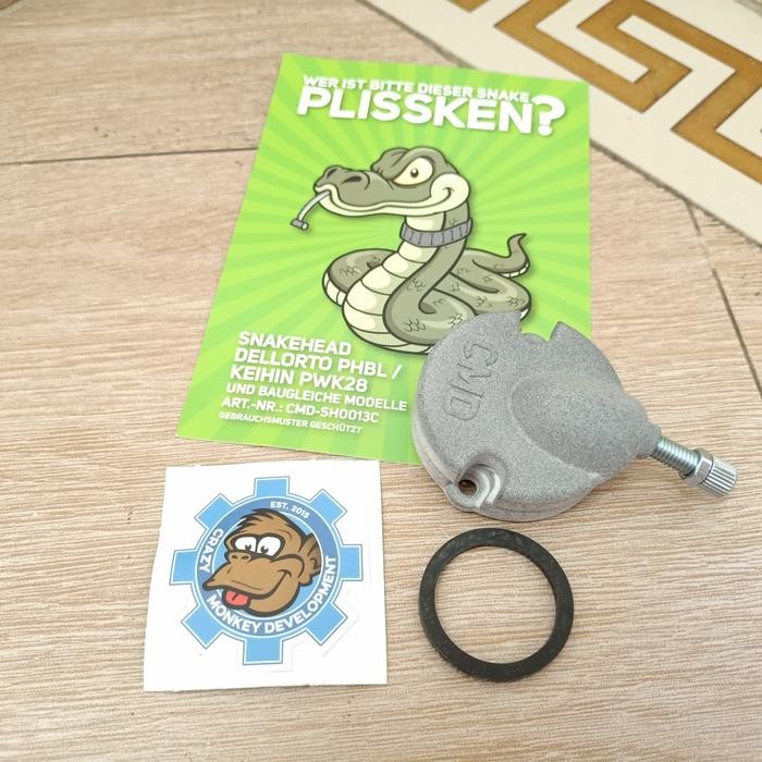 karburator snake head vespa untuk karbu keihin pwk polini snakehead