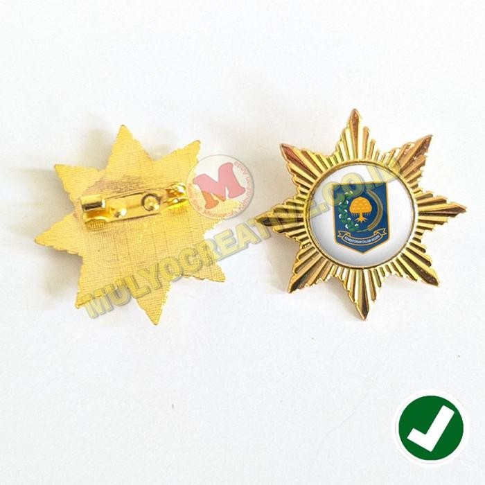 

Bros Logo Kementerian Dalam Negeri Pin Dalam Negeri Model Matahari PREMIUM