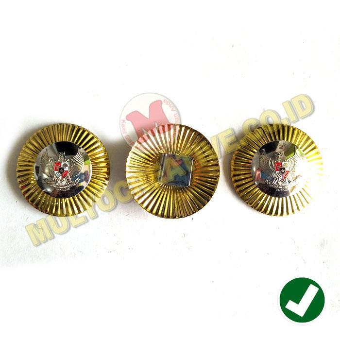 

Lencana Jengkolan Lurah Magnet Tanda Jabatan Kades Gold 5.5 Cm PREMIUM