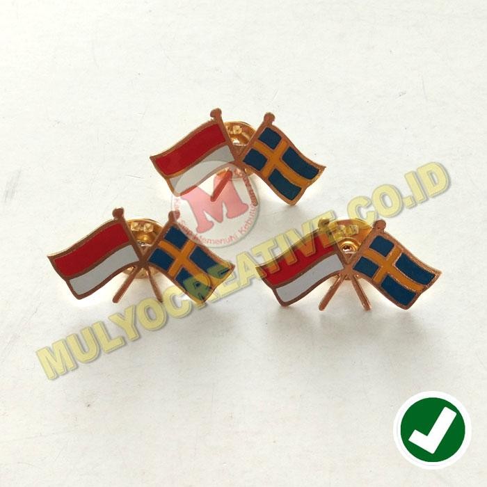 

Flag Pin - Pin Bendera Persahabatan Indonesia Dan Swedia PREMIUM