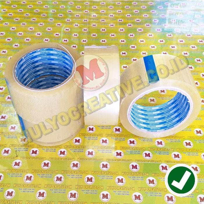 

Lakban Bening 2 Inch Lakban Bening Putih Polos Murah PREMIUM