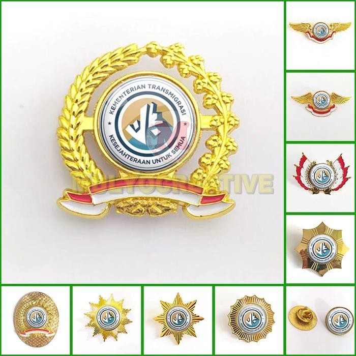 

Pin Wing Logo Kementerian Transmigrasi Pin Bros Kementrans PREMIUM