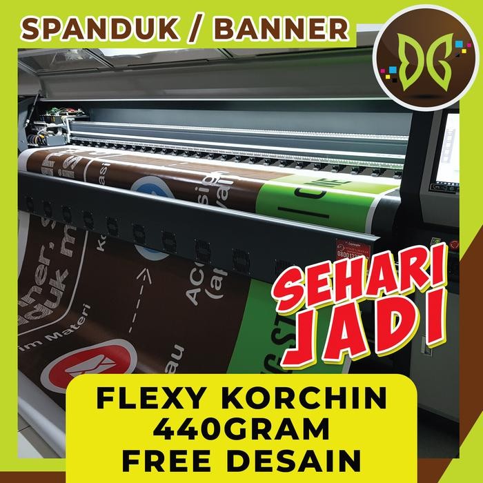 BARU BANNER FLEXY KOREA OUTDOOR BAHAN TEBAL MMT ANTI LUNTUR
