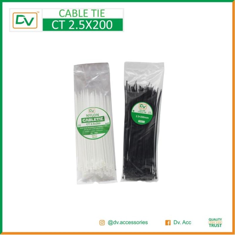 

PROMO DV CABLE TIE / KABEL TIES 2.5X200 / 20CM