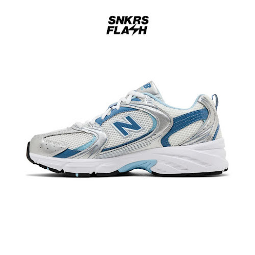 NEW BALANCE 530 SILVER METALLIC BLUE Sepatu Sneakers Unisex - MR530ADA - Size 37
