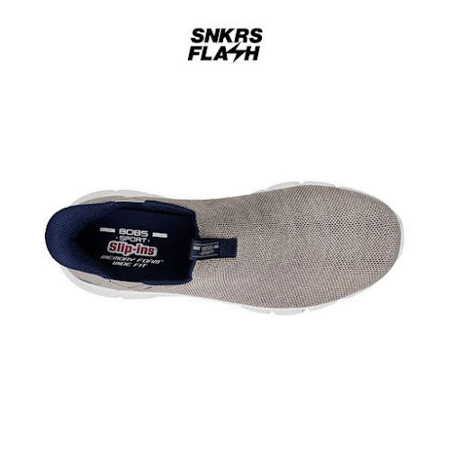 SKECHERS SPORT BOBS B FLEX TAUPE Sepatu Casual Pria - 118420TPE - Size 40